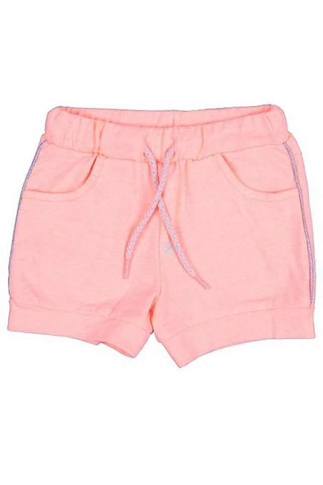 Kız Bebek Neon Pembe Penye Şort