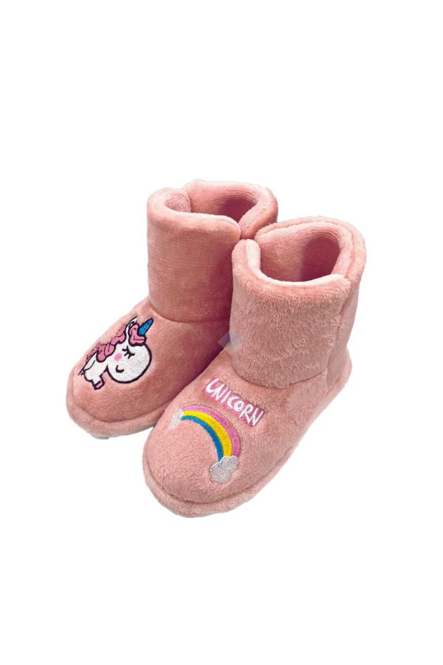 Kız Çocuk Panduf Pudra Renk