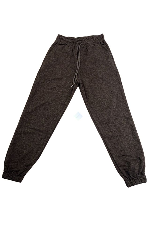 Erkek Cepli Jogger Eşofman Alt Füme Renk