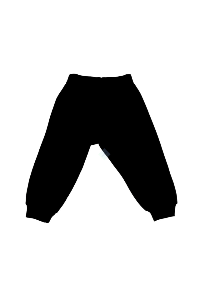Kız Çocuk Ekru Sweatshirt & Siyah Eşofman Altı Gümüş&Gold Şişme Yelek Üçlü Takım