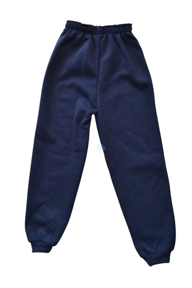 Erkek Çocuk Gri 66 Baskılı Sweatshirt Lacivert Eşofman Takım Şardonlu 3 ip