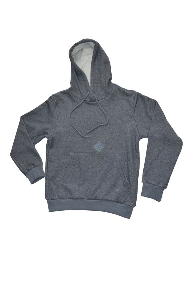 Unisex Çocuk Antrasit Gri Kapüşonlu Kanguru Cepli Sweatshirt