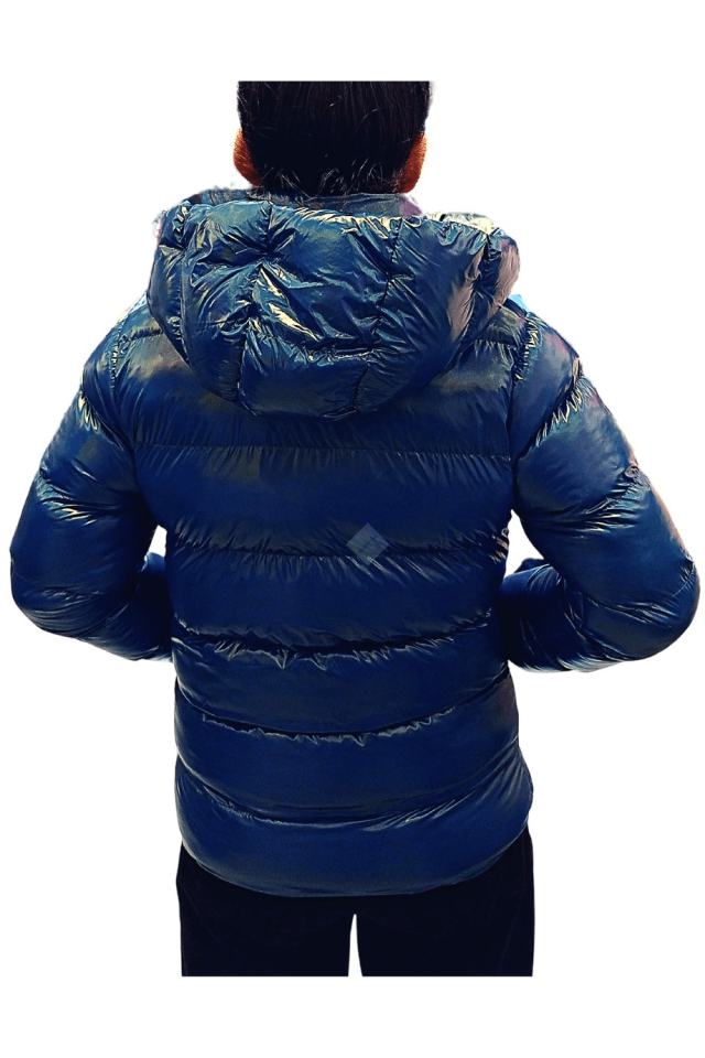 Unisex Çocuk Parlak Koyu Mavi Mont