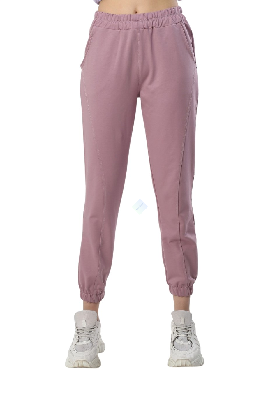 Kadın Pudra Pembe Jogger Mevsimlik Eşofman